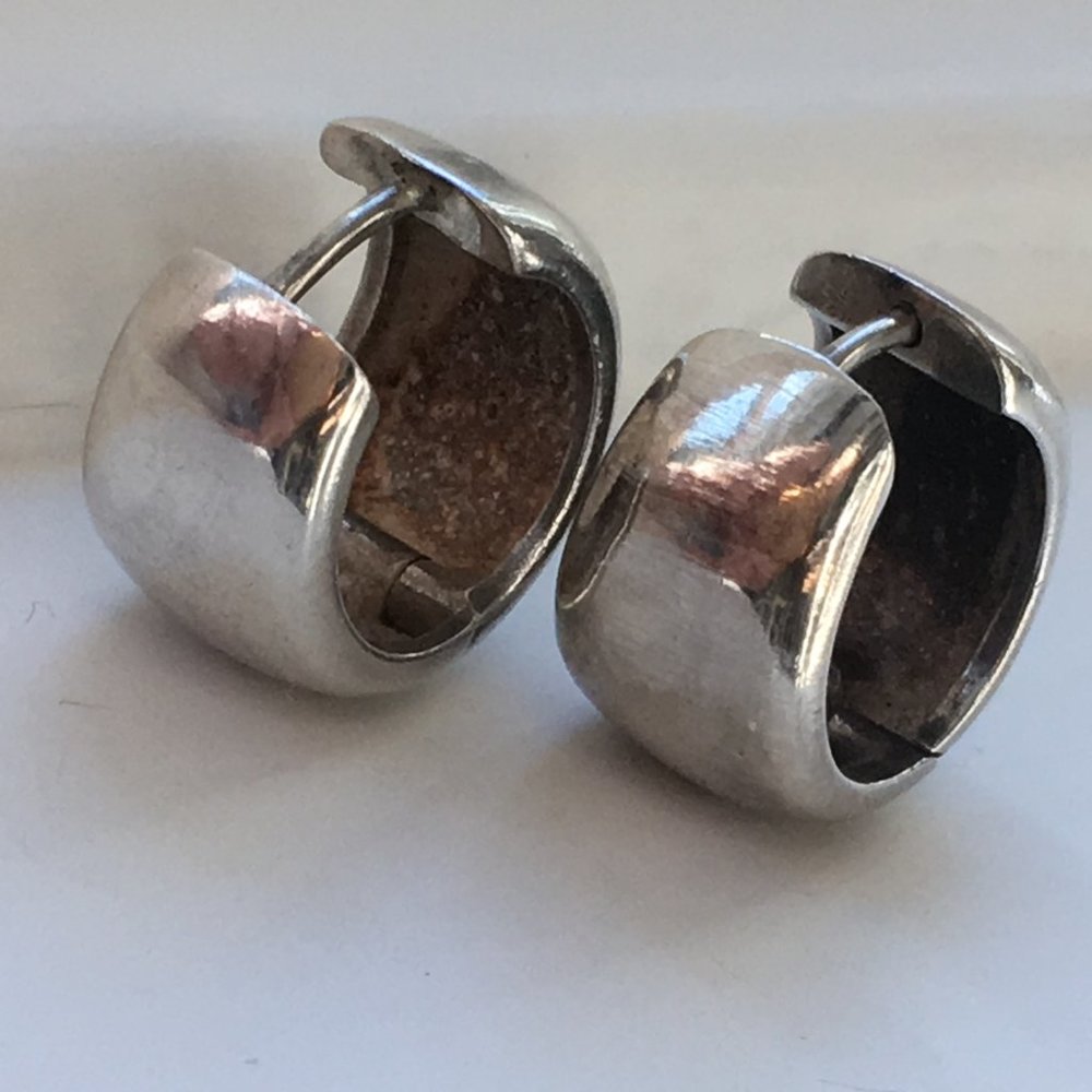 Sterling Cuff Earrings